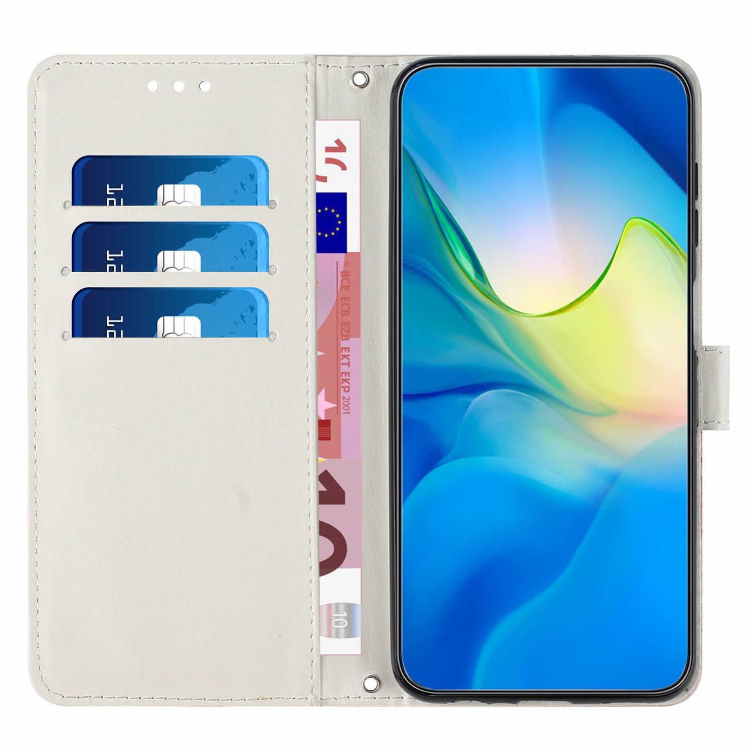 For Samsung Galaxy A34 5G Leather Phone Cover Stand Wallet Marble Pattern Phone Case with Strap For Samsung Galaxy A34 5G Leather Phone Cover Stand Wallet Marble Pattern Phone Case with Strap